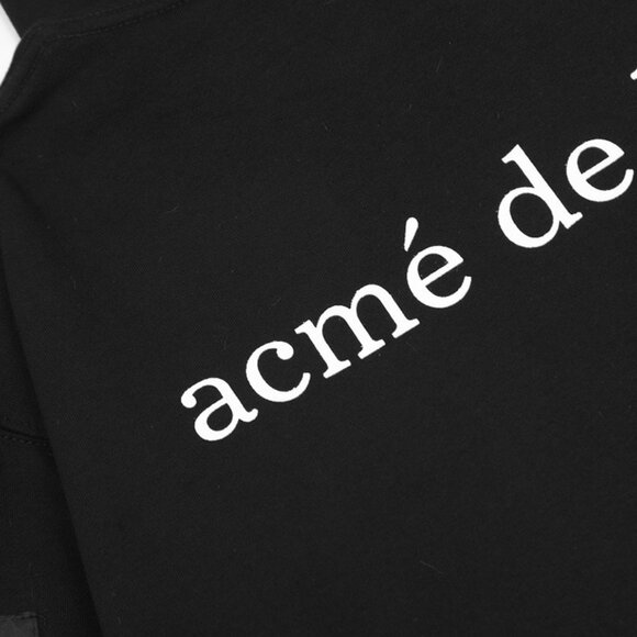 Black Hooded Sweatshirt With Praying Boy Print Acme De La Vie - Picture 4 of 8